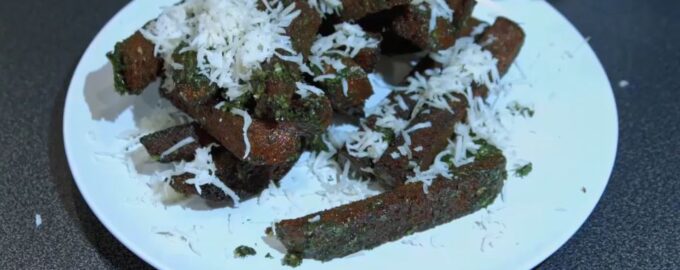 Ржаные гренки с чесноком и сыром