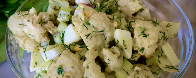 Салат с цветной капустой