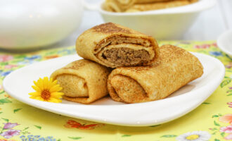 Блины с мясом Обалденная начинка