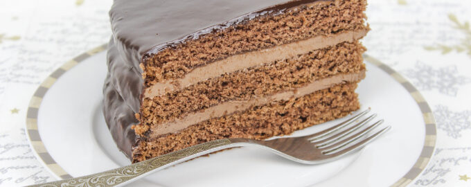 Классический шоколадный торт Прага