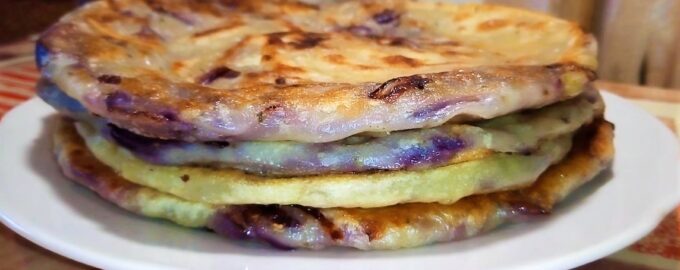Катлама с луком. Очень вкусные лепешки на сковороде
