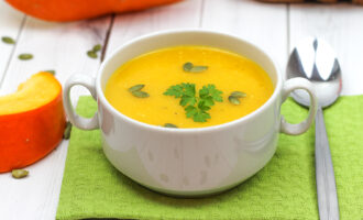Диетический суп-пюре из тыквы Действительно вкусный