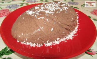 Шоколадно-сметанный десерт