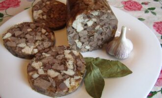 Зельц из куриных потрошков