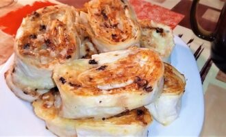 Быстрый завтрак из лаваша с творогом