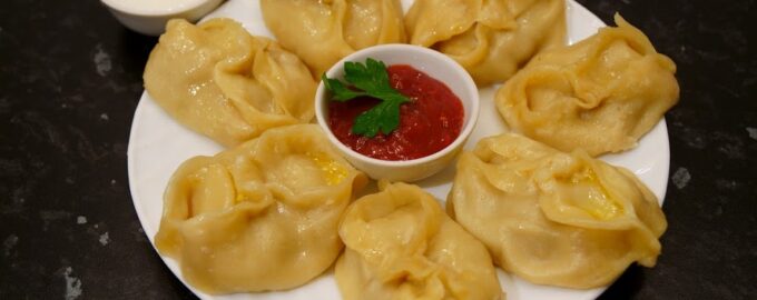 Сочные манты с мясным фаршем