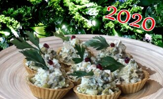 Тарталетки – вкусная закуска на Новый 2020 год