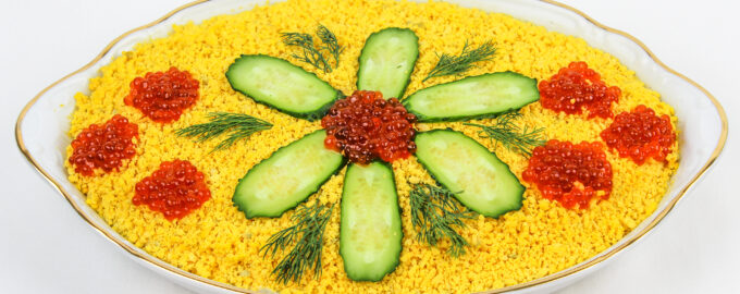 Салат Нежность с куриной грудкой