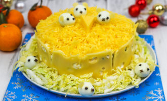 Салат Мышки с курицей на Новый год