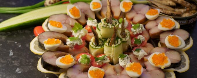 Царская закуска с рыбой на праздник