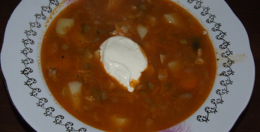 Солянка с морковкой и картошкой