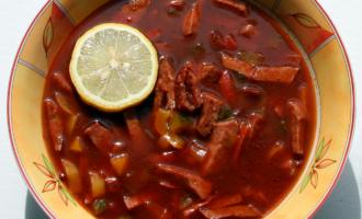 Солянка мясная