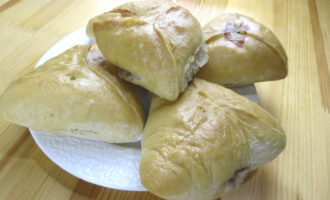 Эчпочмак треугольные пирожки с мясом и картошкой