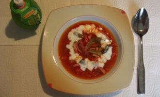 Солянка с квашеной капустой
