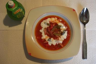Солянка с квашеной капустой