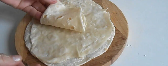 Китайские тонкие лепешки из пресного теста