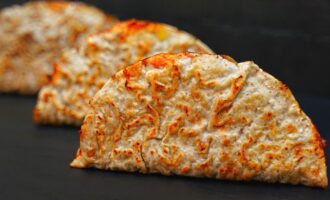 Ленивый бургер из лаваша с фаршем