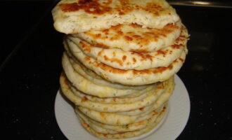 Лепешки с сыром. Быстро и просто