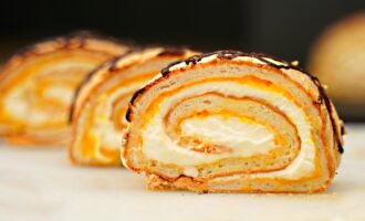 Меренговый рулет без муки