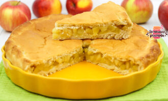 Постный пирог с яблоками (Невероятное воздушное тесто и сочная начинка!)