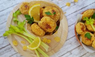 Запеченные куриные наггетсы