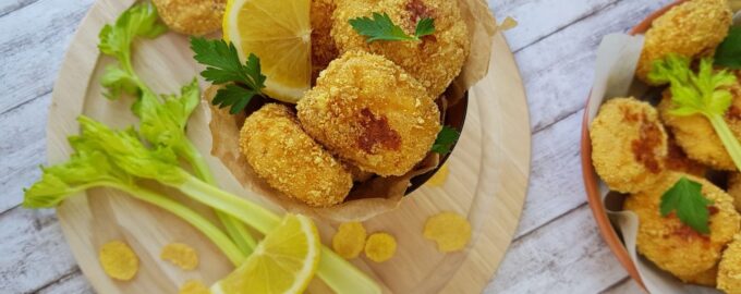 Запеченные куриные наггетсы
