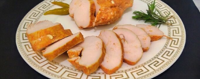 Пастрома куриная приготовленная в молоке