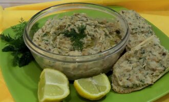Паштет из фасоли с орехами