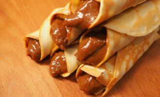 Вафельные трубочки со сгущенкой без вафельницы