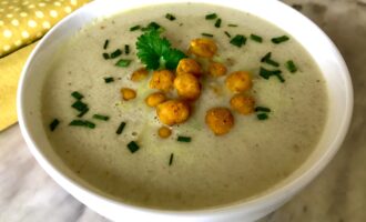 Крем суп из цветной капусты с куркумой