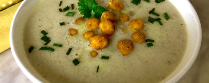 Крем суп из цветной капусты с куркумой