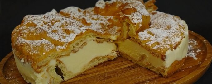 Торт «Эклер Карпатка». Простой домашний торт