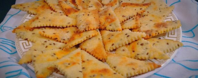 Печенье постное с семенами льна