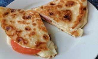 Омлет в лаваше. Простой и вкусный завтрак
