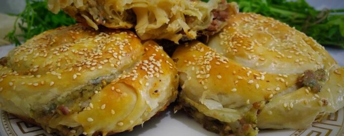 Бурек с картофелем и фаршем