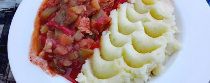 Лечо с индейкой