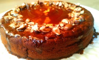Десерт из молока и печенья