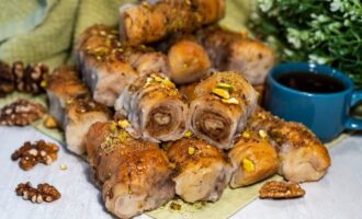 Турецкая пахлава с орехами