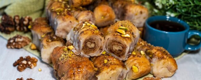 Турецкая пахлава с орехами