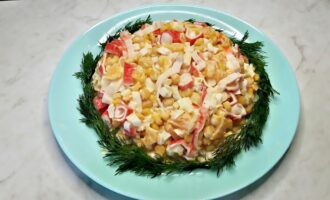 Салат Королевский с крабовыми палочками