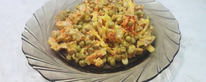 Салат "Купеческий" со свининой