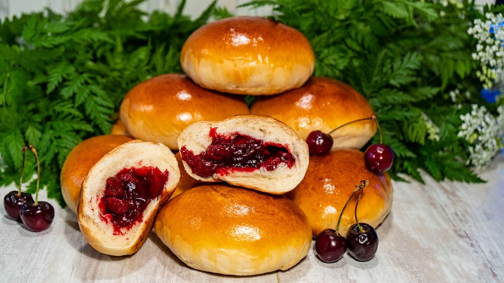 Картинка пирожка с вишней