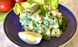 Салат из стручковой фасоли