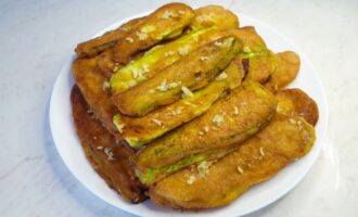 Жареные кабачки в кляре