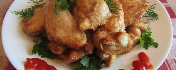 Куриное филе в соево-имбирном маринаде
