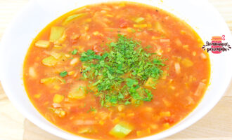 Диетический овощной суп "Ешь и худей"