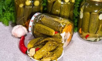 Маринованные хрустящие огурцы на зиму