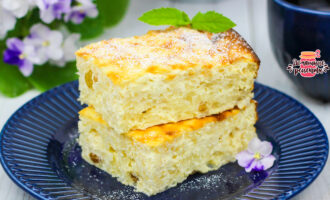 Творожно рисовая запеканка без муки и масла