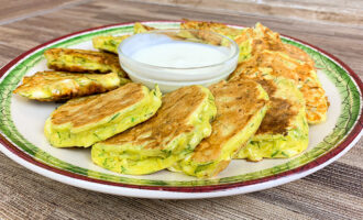 Вкуснейшие оладьи из кабачков (Рецепт оладушек)