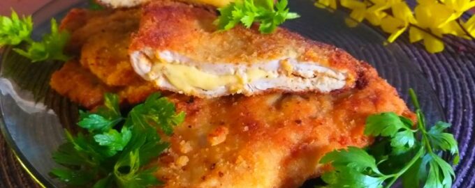 Отбивные из индейки с сыром